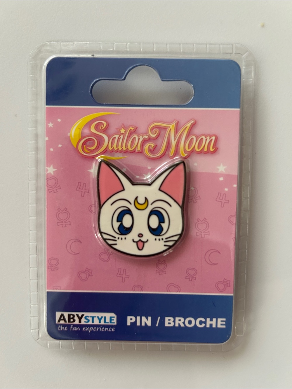 Sailor Moon Artemis Cat Enamel Pin ABYstyle European Import NWT